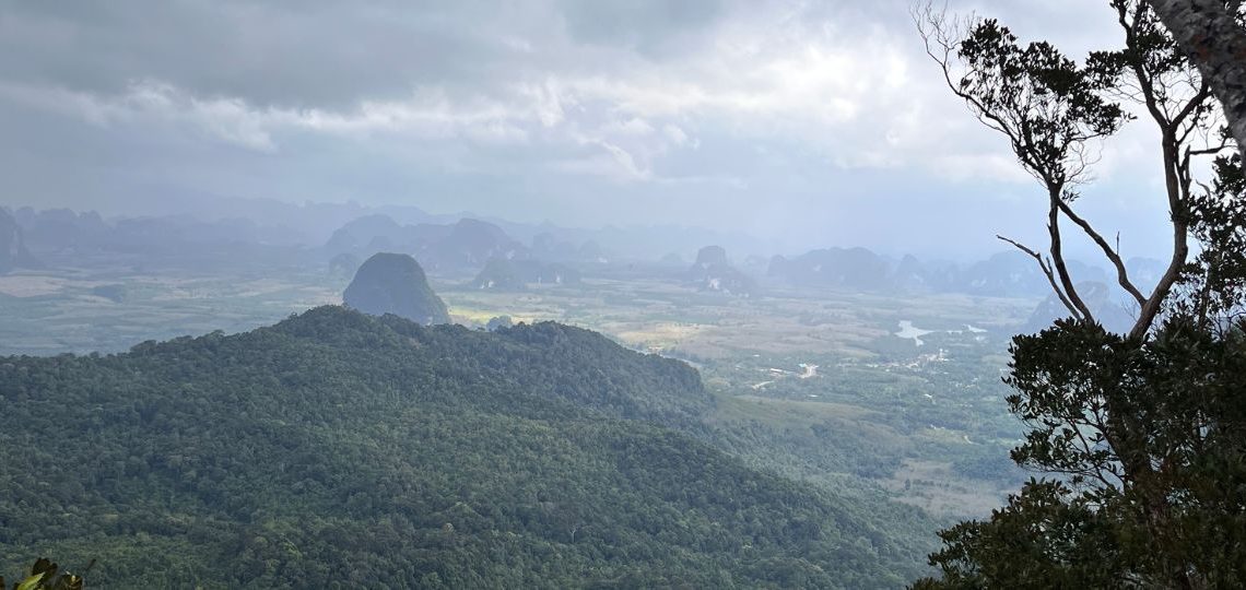 Discover the hiking trail at Dragon Crest Mountain, Krabi, Thailand
